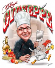 Chef Giuseppe Caricature