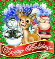 Happy Holidays Greeting email blast to clients