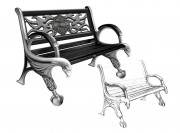 From rough pencil sketch to rendered concept for client approval.