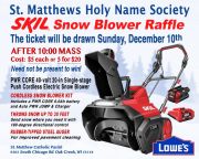 Snowblower-Raffle-off