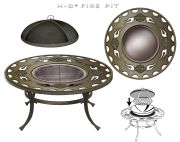 H-D® outdoor fire pit concept