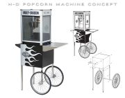 Custom H-D® popcorn machine concept