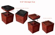 Custom H-D® flip top storge cue