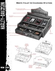 H-D® Dark Custom™ Valet and charging station concept